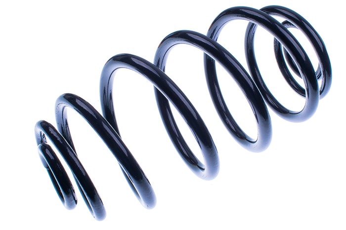 Spiralfjäder, Bakaxel
