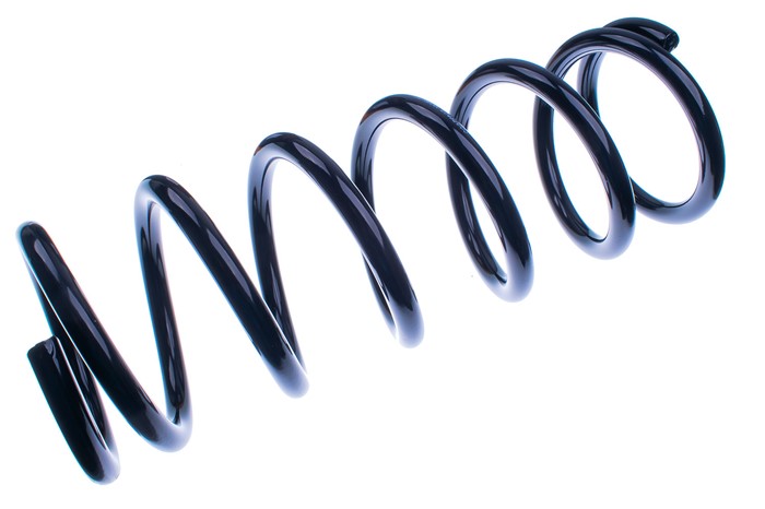 Spiralfjäder, Bakaxel
