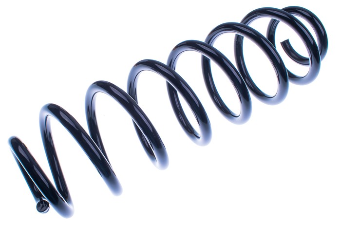 Spiralfjäder, Bakaxel