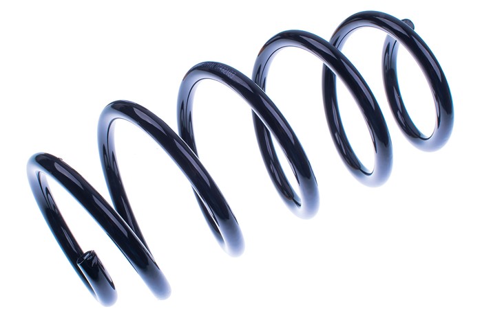 Spiralfjäder, Framaxel