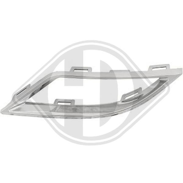 Övertäck, Stötfångare, Vänster bak Diederichs 2209659 DIEDERICHS