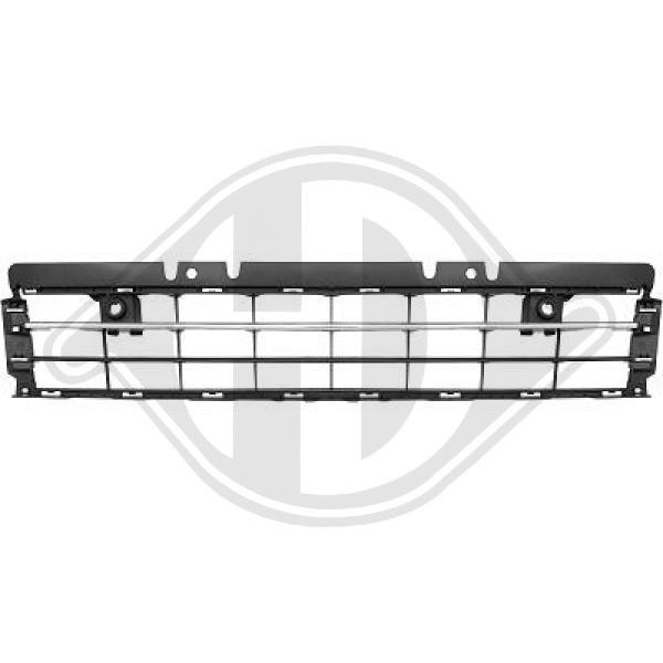 Ventilationsgaller, stötfångare, Mitt Diederichs 2266045 DIEDERICHS