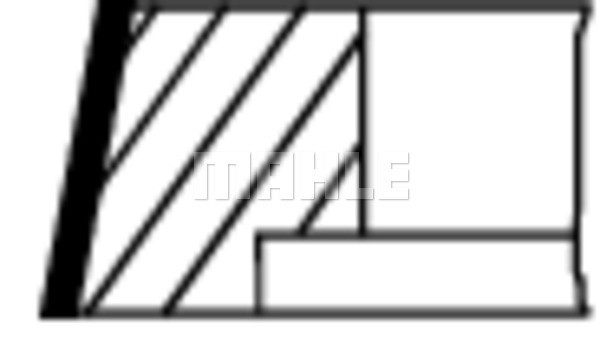 Kolvringar, kit Mahle 009 32 N0 MAHLE