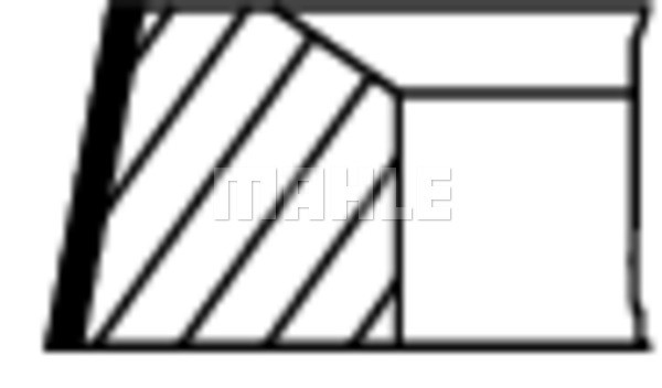 Kolvringar, kit Mahle 030 60 N0 MAHLE