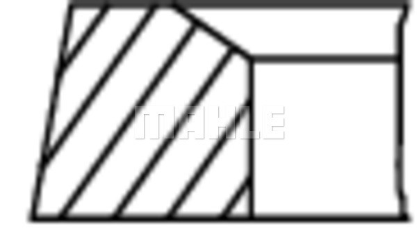 Kolvringar, kit Mahle 503 59 N0 MAHLE