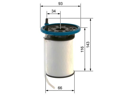 Bränslefilter Bosch F 026 402 212 BOSCH