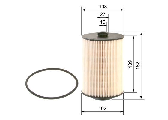 Bränslefilter Bosch F 026 402 268 BOSCH