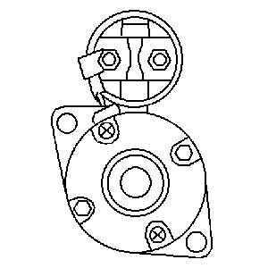 Startmotor 12V Hc-cargo 115757 HC-Cargo