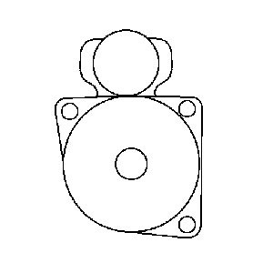 Startmotor 12V Hc-cargo 116268 HC-Cargo