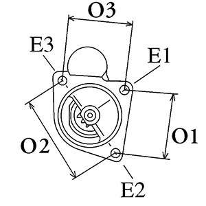 Startmotor 12V Hc-cargo 116496 HC-Cargo