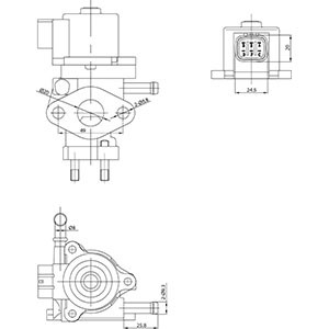 Egr-ventil Hc-cargo 182700 HC-Cargo