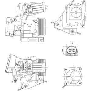 Egr-ventil Hc-cargo 182713 HC-Cargo