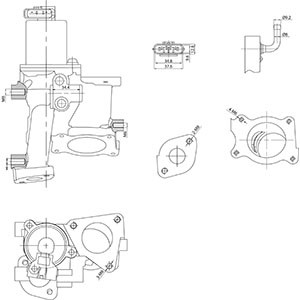 Egr-ventil Hc-cargo 182715 HC-Cargo