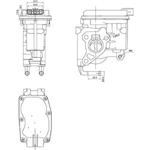 Egr-ventil Hc-cargo 182729 HC-Cargo