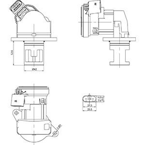 Egr-ventil Hc-cargo 182734 HC-Cargo