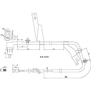 ABS-givare, Sensor, hjulvarvtal, Bakaxel höger Hc-cargo 182746 HC-Cargo