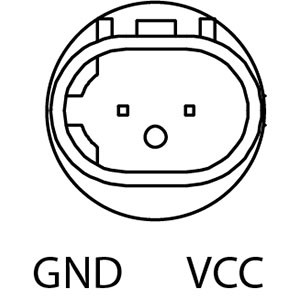 ABS-givare, Sensor, hjulvarvtal, Fram, höger eller vänster Hc-car HC-Cargo ABS-givare, Sensor, hjulvarvtal, Fram, höger eller vänster Hc-car HC-Cargo