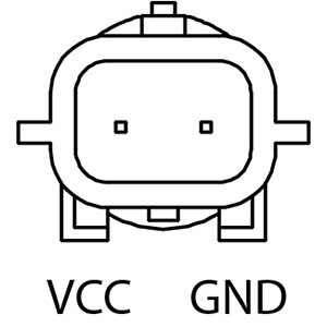 ABS-givare, Sensor, hjulvarvtal, Bakaxel höger Hc-cargo 182845 HC-Cargo