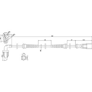 ABS-givare, Sensor, hjulvarvtal, Bakaxel höger Hc-cargo 182845 HC-Cargo