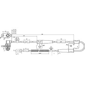 ABS-givare, Sensor, hjulvarvtal, framaxel vänster Hc-cargo 182857 HC-Cargo