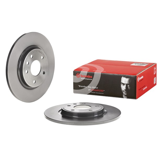 Bromsskiva Solid, Bakaxel Brembo Coated disc line 08.N249.21 BREMBO