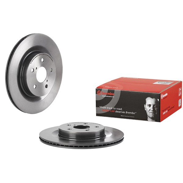 Bromsskiva Ventilerad, Framaxel Brembo 09.D981.11 BREMBO