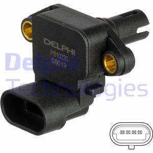 Sensor, laddtryck Delphi PS10220 DELPHI