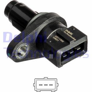 Sensor, kamaxelgivare, Avgas-/utsläppssidan Delphi SS11302 DELPHI
