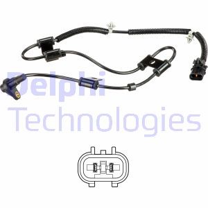ABS-givare, Sensor, hjulvarvtal, Framaxel, Vänster Delphi SS20514 DELPHI ABS-givare, Sensor, hjulvarvtal, Framaxel, Vänster Delphi SS20514 DELPHI