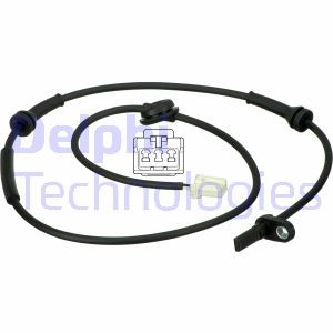 ABS-givare, Sensor, hjulvarvtal, Bakaxel, Höger, Vänster Delphi S DELPHI