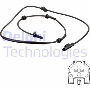 ABS-givare, Sensor, hjulvarvtal, Bakaxel Delphi SS20639 DELPHI ABS-givare, Sensor, hjulvarvtal, Bakaxel Delphi SS20639 DELPHI