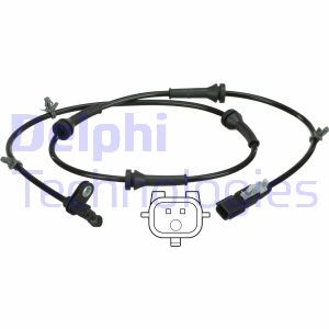 ABS-givare, Sensor, hjulvarvtal, Bakaxel, Höger, Vänster Delphi S DELPHI