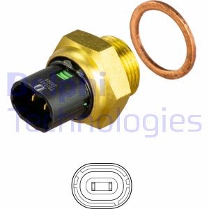 Kylvätsketemperatur-sensor Delphi TS10483 DELPHI