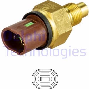 Kylvätsketemperatur-sensor Delphi TS10484 DELPHI