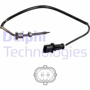 Sensor, avgastemperatur Delphi TS30138 DELPHI
