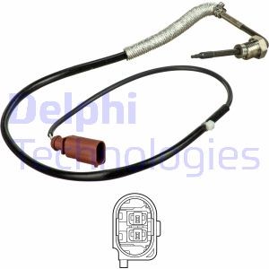 Sensor, avgastemperatur Delphi TS30152 DELPHI