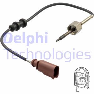 Sensor, avgastemperatur Delphi TS30185 DELPHI