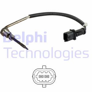Sensor, avgastemperatur Delphi TS30186 DELPHI