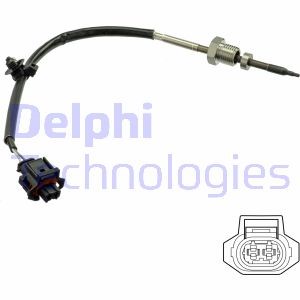 Sensor, avgastemperatur Delphi TS30211 DELPHI