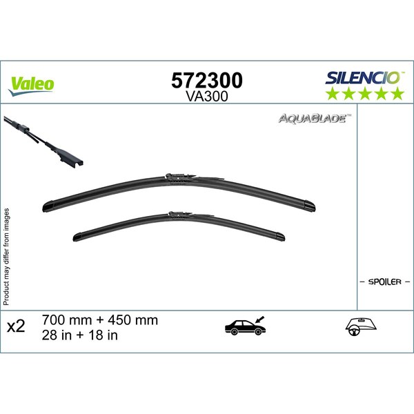 Torkarblad, Fram Valeo 572300 VALEO