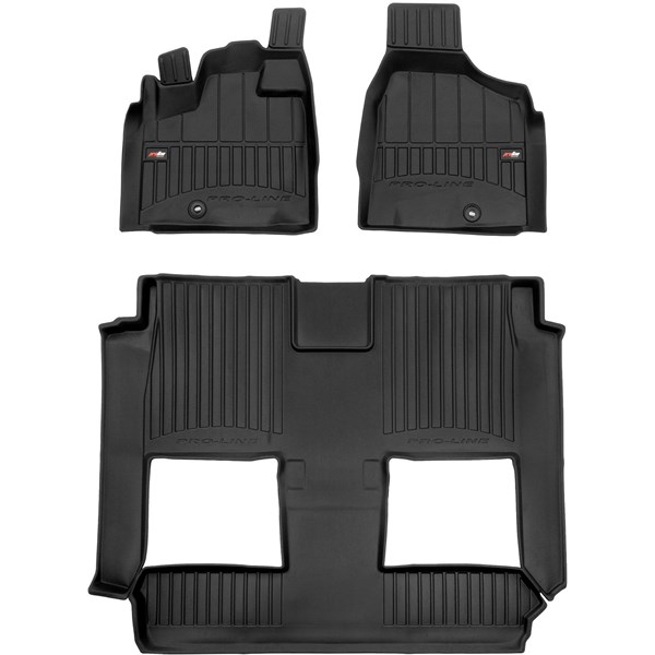 Djupa bilmattor - 3D DODGE Grand Caravan V 2007-2020 Frogum 3D409