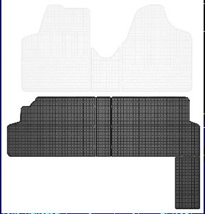 Gummimatta, kupé CITROEN Jumpy II - 2nd row 2007-2016 Frogum 5429