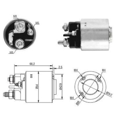 Magnetswitch, startmotor Meat & doria 46131 MEAT & DORIA
