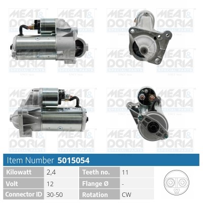 Startmotor 12V Meat & doria 5015054 MEAT & DORIA