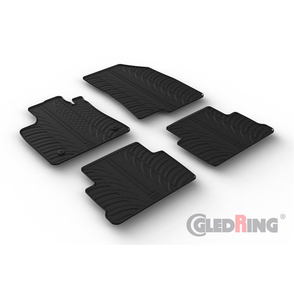 Gummimattor Dacia Jogger 2022- , Fram eller bak Gledring GL 0843 GledRing