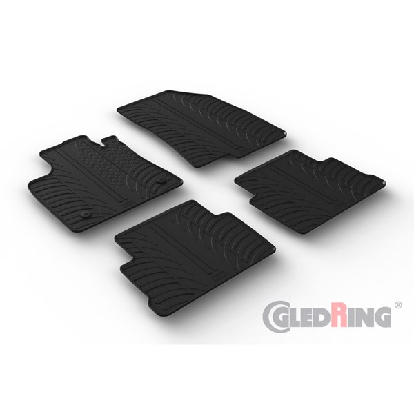 Gummimattor Dacia Jogger 2022- , Fram eller bak Gledring GL 0843 GledRing