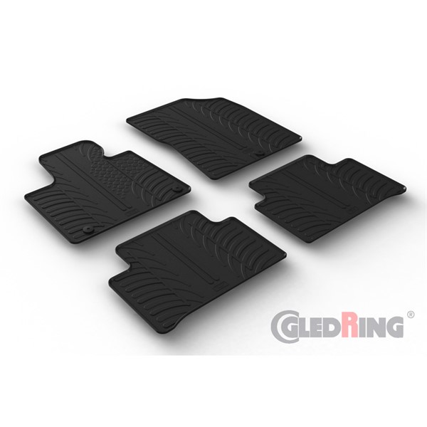 Gummimattor Kia Sorento IV (MQ4) 2020-, Fram eller bak Gledring G GledRing