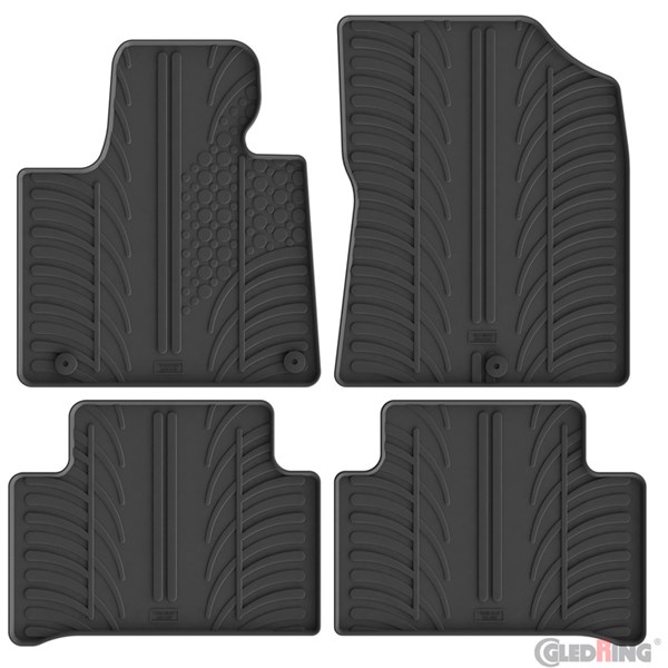 Gummimattor Kia Sorento IV (MQ4) 2020-, Fram eller bak Gledring G GledRing