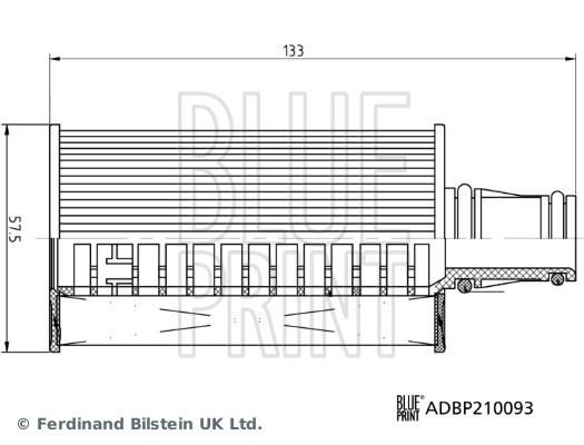 Oljefilter Blue print ADBP210093 BLUE PRINT