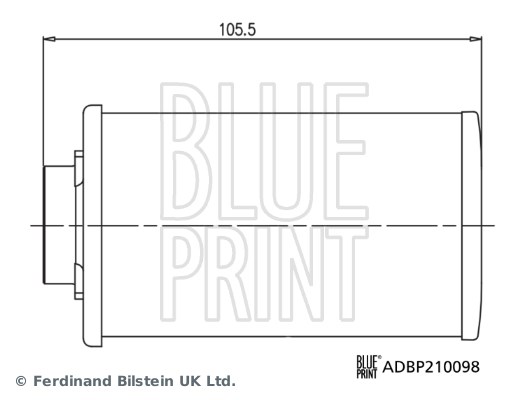 Hydraulikfilter, automatväxellåda Blue print ADBP210098 BLUE PRINT